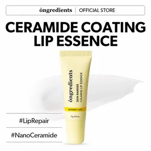 [Ongredients Official Shop] Skin Barrier Calming Lip Essence  6g / 0.2 fl. oz. - Moisturizing Lip Gloss & Mask, Korean Lip care with Ceramide, 6-Peptide Complex, Hyaluronic acid, Stocking Suffers, Non-Sticky