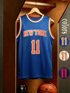 Men's 11 Brunson Basketball Jersey , Embroidered Breathable Training Uniform, Sleeveless Top, Loose-Fit, S-Xxxl, Casual Style