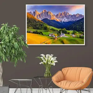 HUADADA 1000 Pieces Jigsaw Puzzles for Adult, Santa Maddalena, Perfect Home Decorations for Holiday Vacations, Family Games, Creative Gifts