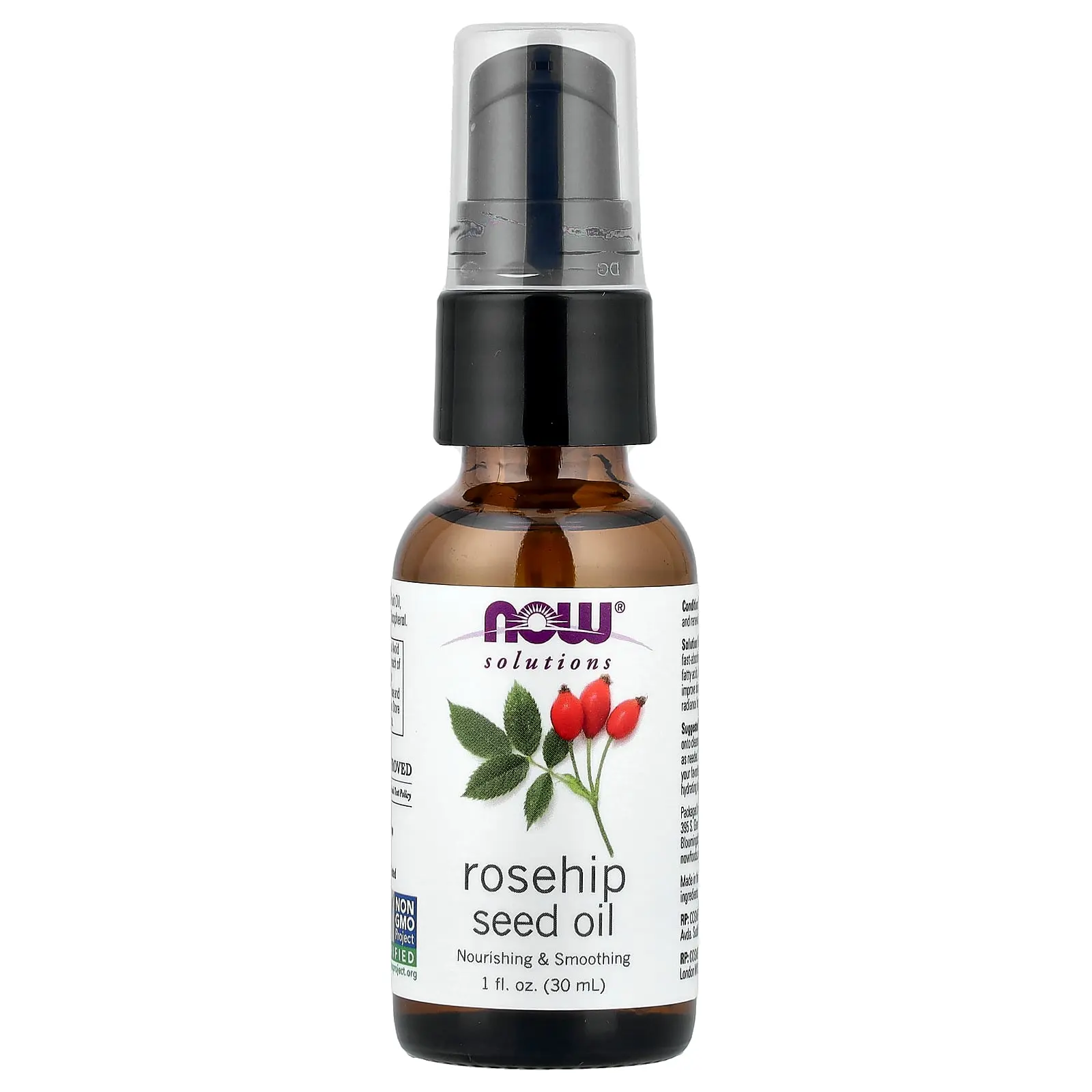 NOW Foods Solutions, Rosehip Seed Oil, 1 fl oz (30 ml) NOW Foods Solutions, Rosehip Seed Oil, 1 fl oz (30 ml)