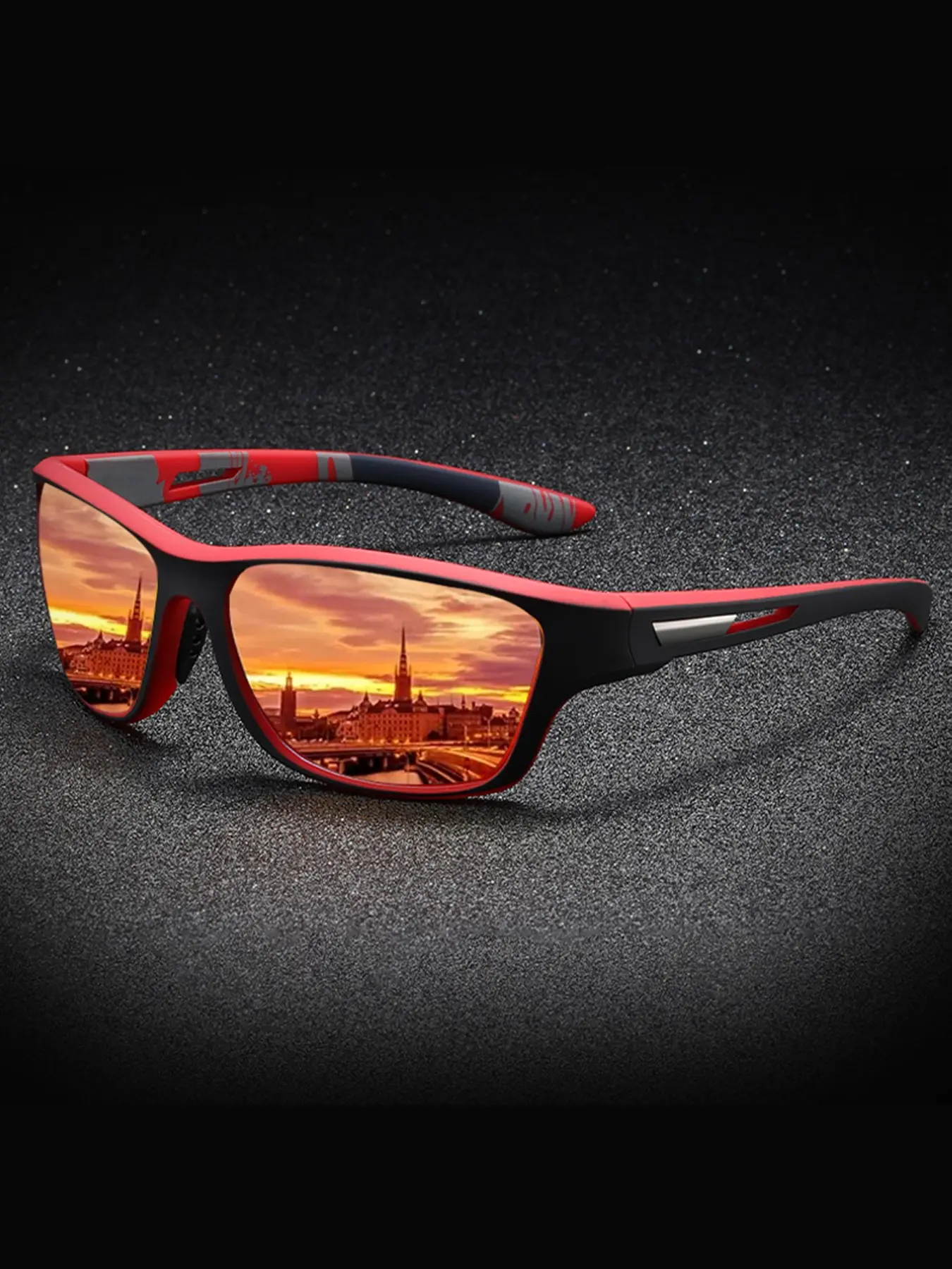 Trendy Fashion Cycling Sunglasses, Outdoor Riding Mountain Sports, Full Frame Design, Best Experience, Mountain Bike Glasses, 1 Pair, Biking Sunglasses