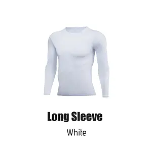 Men's PSYCHE Compression Shirt Long Sleeve Workout Gym T-Shirt Running Top Cool Dry Sports Base Layer Undershirt, Sweat-Wicking Ultra-Breathable Muscle Support