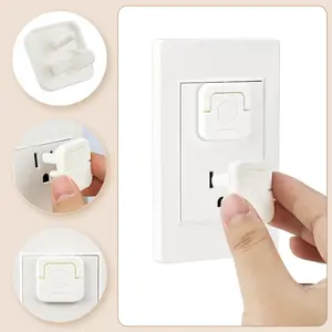 30 Pack Outlet Covers Baby Proofing, Socket Covers with Hidden Pull Handle, Child Safety Outlet Covers