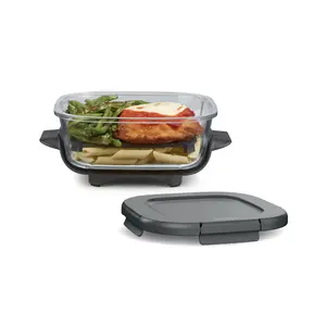 Ninja® 6-Cup CleanCrisp™ Glass Container Food Storage Kit High Quality Plastic