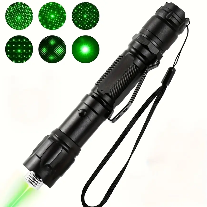 Green Laser Pointer With USB Charging Cable, Laser Pointer For Indoor Meetings, Tactical Green Laser Flashlight