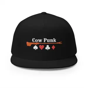 Cow Punk Hot Shot Hat Black