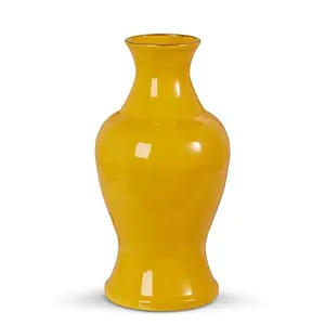 12” Yellow Vase