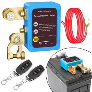 Low Voltage Protection Car Battery Switch – Shuts Off After 120s When Below 11.8V | Manual Override | ABS Housing | Prevent Dead Battery on Vacation
