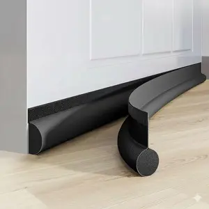 Upgrade Your Home with DIY Single-Sided Door Seal Strip: Weatherproof, Soundproof, and Draft-Proof Bottom Guard. Dust & Insect Resistant, Eco-Friendly, Safe Design for All Seasons. Easy Install Noise Reduction Under-Door Seal for Windows & Doors.