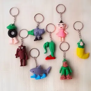 8pc Animals Cute AI Generated Keychains, Fantasy Collectible Mini Gifts for Halloween, DIY Car Accessories & Decorations