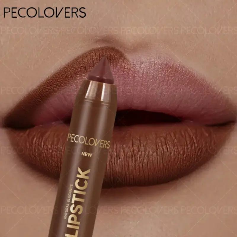 Brown Dark Lipstick Retro Dark Color Lipsticks Long Lasting Matte Waterproof Blue Vampire Color Holloween Party Makeup Maquillaje Lip Pencil Lip Product