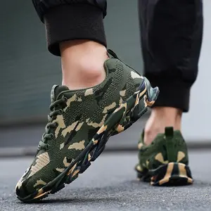 Men's Casual Sports Shoes - Camouflage Training Athletic Boy Running Footwear with Closed Trainer and Comfort mens shoes summer shoes
