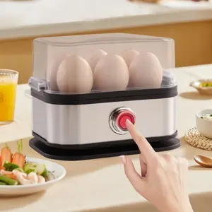 Portable Electric Egg Cooker, Easy Egg Cooker, Automatic Stainless Steel Multi-Function Kitchen Appliance, Home Appliances, Home Breakfast Machine, Model Xinghao Zdq-Fx01
