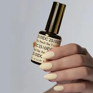 DND DC 2510 Peach Tea Gel and Lacquer Duo nail care nail art