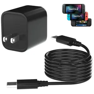 10FT 60W  Protection Power Adapter Charger for  2/1/Oled/Lite,Steam Deck Support 4K TV Dock,PD3.0   Replacement Power Cord for  Air/17/17 Pro Max, Galaxy, Tablet/Laptop