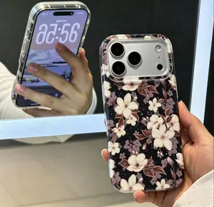 Flower Series Phone Cases: Magnetic cases designed for the Apple 16 Pro and Apple 16 Pro Max series, featuring military-grade protection, superior drop resistance, and long-lasting anti-yellowing properties, with full support for wireless charging.