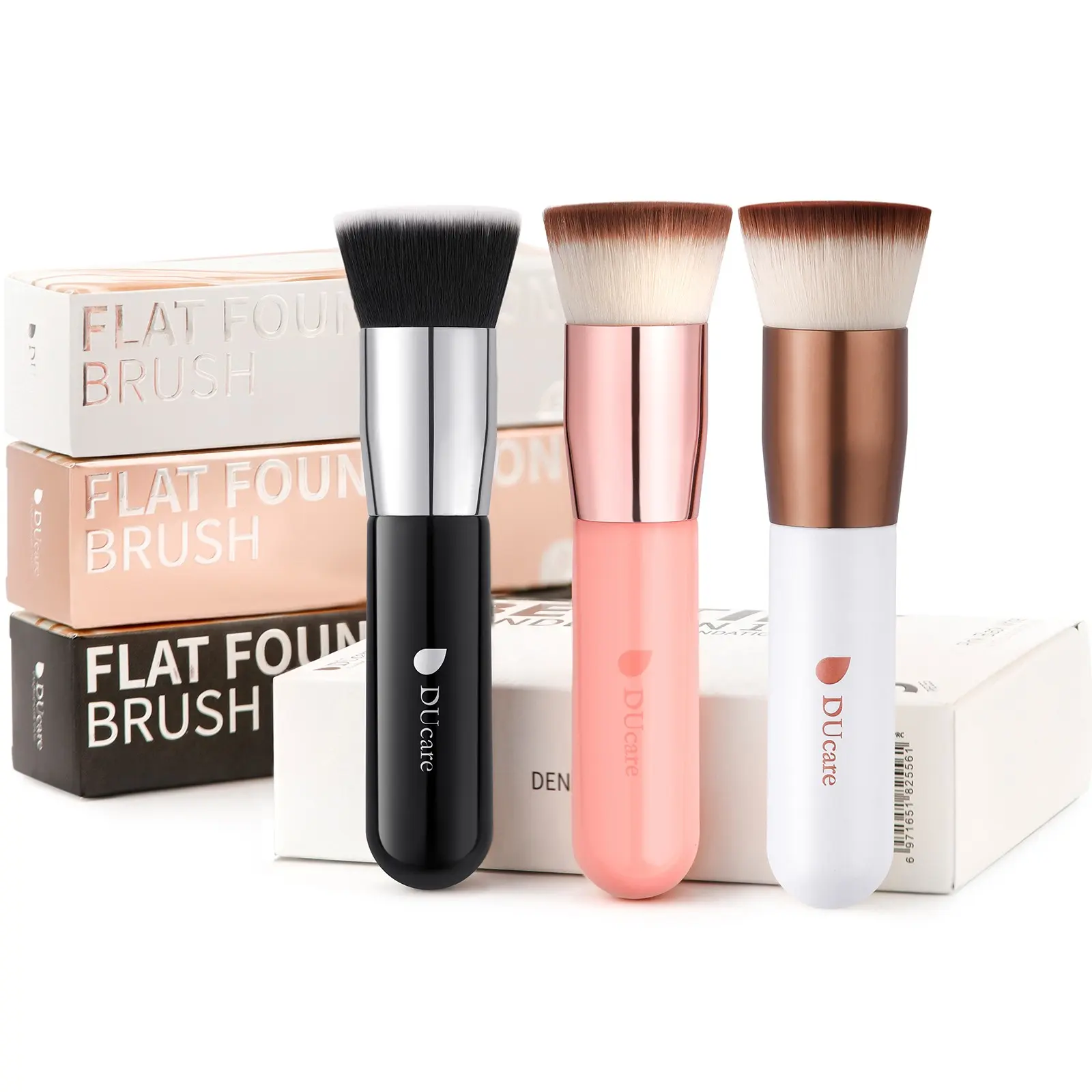 Flawless Flat Foundation Brush, Face Makeup Brush, Dense Bristles, No Powder Waste, Achieve Smooth and Radiant Base Makeup, Cosmetic Brushes