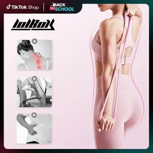 【LOL BOX】Figure 8 Resistance Silicone Tension Band with Handles for Women/Men, Fitness Band for Arm/Back/Chest/Shoulder/Legs/Yoga Stretching Exercise, Suitable for Home/Gym Workout