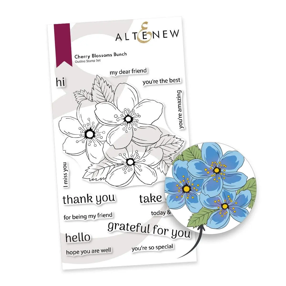 Cherry Blossoms Bunch Stamp Set