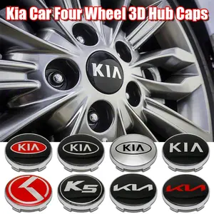 Kia Car Modification Preferred Wheel HUB Center Cap, Hub Cover, Compatible with Cerato/rio/eon, Anti-Scratch Dustproof Decoration