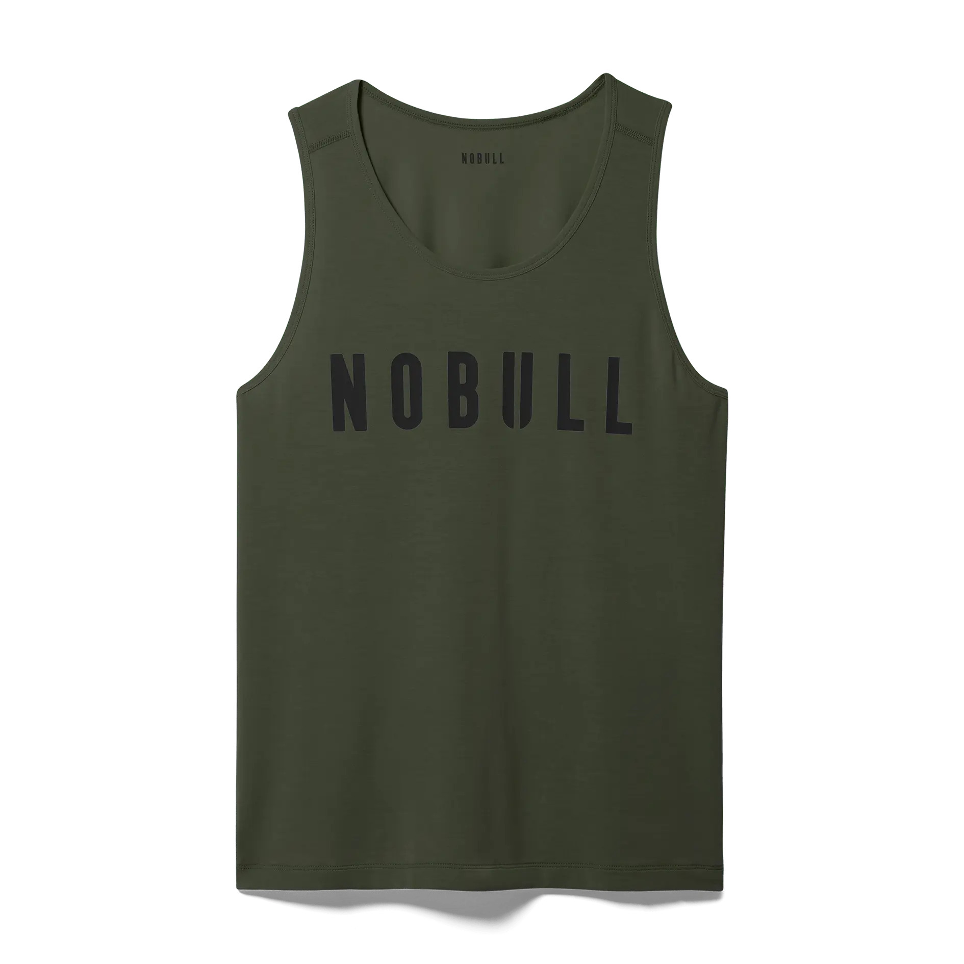 NOBULL Men's  Tank in Dark Army Sleeveless Athletic