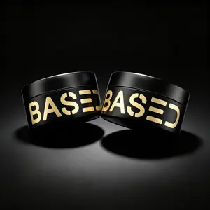 BASED Pomade 3.04fl oz| Medium Hold & Medium Shine | Simple, Natural, Effective Texturizing, Frizz Control Styling Hair Care Based Hair Clay Gel Haircare