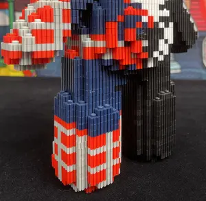 Small+Medium Spider-Multi color compressed link small building block series