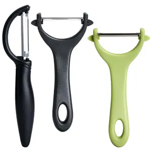 3PCS Vegetable Peeler Potato Peelers for Kitchen I and Y Type Peeler Stainless Steel Blades Kitchen Fruit Peeler Non-Slip Handle Peeler Sharp Blades
