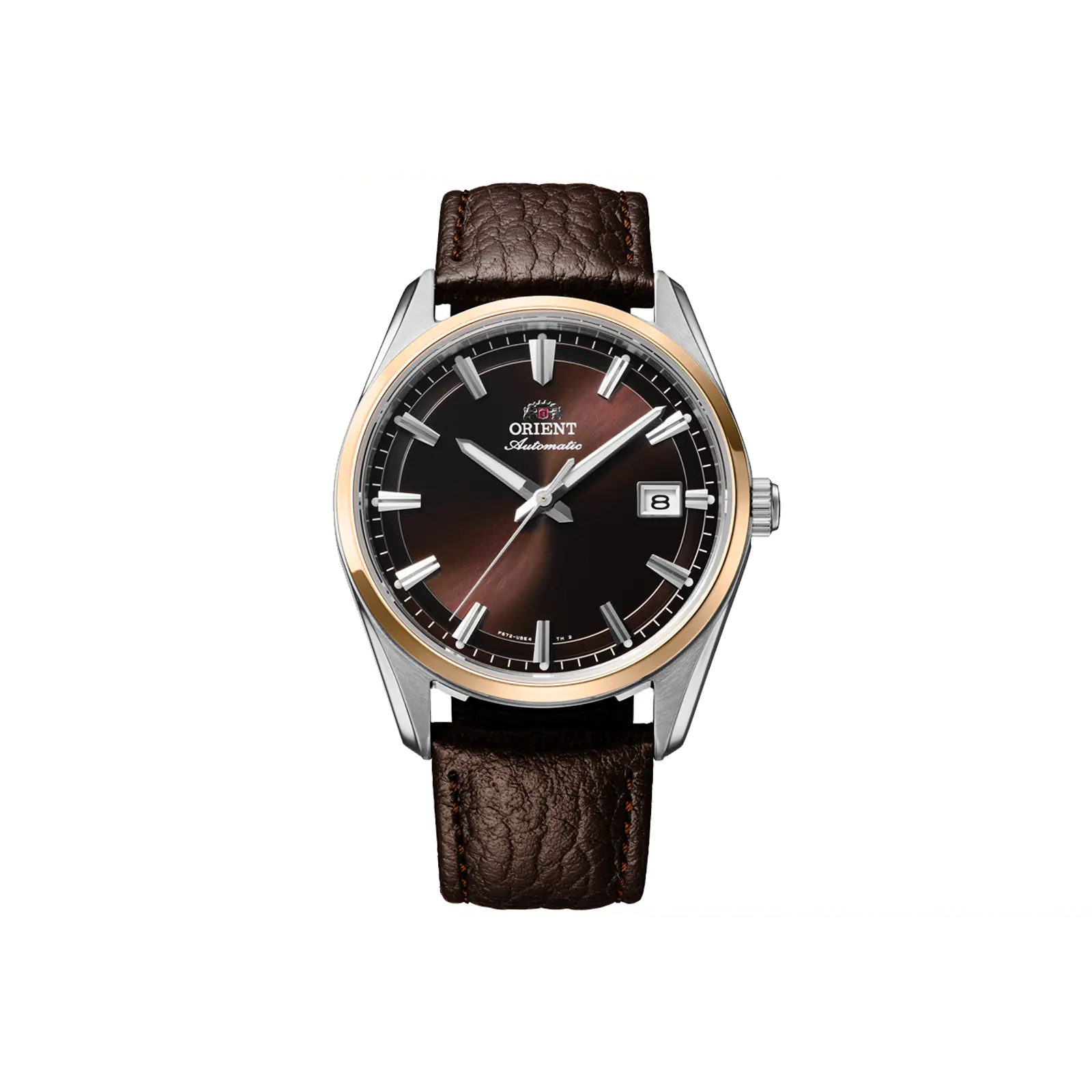 Orient Stretto Classic Leather Strap Watch, 38.5mm Stylish Analog Mechanical with Sapphire Crystal and Date Function, RA-AC0R03Y30B, Analog Mechanical Watch, Stylish Watches