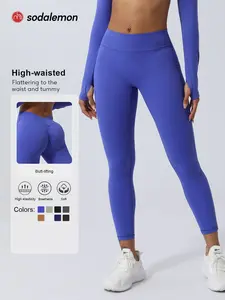 Women's High Waisted Solid Color Tight Pants, Plain Stretchy Leggings, Sports Stretchy Leggings, Abdominal Shaping, Lift Effect, Soft Elastic, Soft Elasticity, Comfortable Fashion, Yoga Running Daily Wear, Versatile Use, Stretchy High Waist