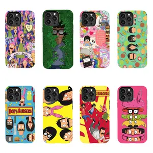 "Bob's Burgers" Fun Cartoon Phone Case — Compatible with iPhone 11–17 Pro Max/Plus Series and Samsung Galaxy S23– Series — Popular Animated Series, Shockproof Protective Cover