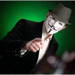 V for Vendetta Mask - Guy Fawkes - Anonymous - White - Costume Accessory