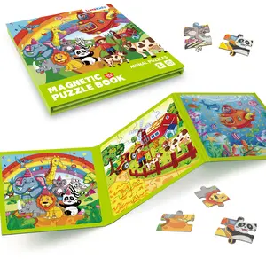 LumiKidz Magnetic Sudoku Puzzle, 60-Piece Animal/Farm/Underwater Magnets, Educational Learning Toy for 2-6 Year Olds, Travel Size Products, Learning for Toddlers, Ideal Road Activity Toy tiktokshopspringglowup