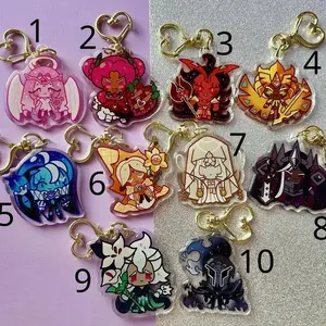 10 Ops CR Kingdom Cookies Double Sided Epoxy Keychain Beasts and Ancients