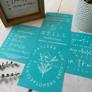 Reusable Stencil Set with Bible Verses (4 Pack)