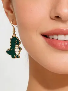 “Cute Dinosaur Earrings for Women – Cartoon Dino Drop Dangle Earrings, Fun Animal Jewelry for Teens and Girls, Trendy Birthday Gift, Statement Earrings for Everyday Wear and Party Outfits”