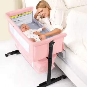 3 in 1 Baby bassinet bassinetbaby , Bedside Sleeper,  Playpen, Easy Folding Portable Crib