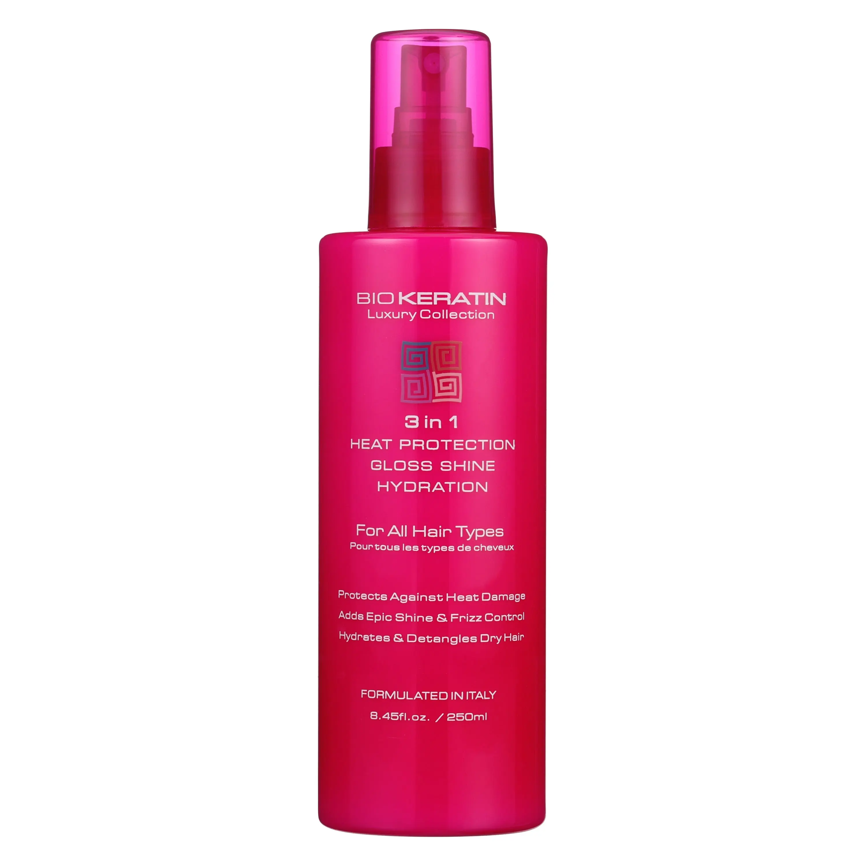 BIO KERATIN 3-in-1 Heat Protectant, Shine and Hydration Spray