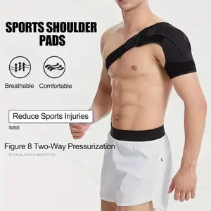 Shoulder Stability Protection Support, Shoulder Support with Pressure Pad, Suitable for People with Sports Injuries Protective Knee Booster Breathable Waistband