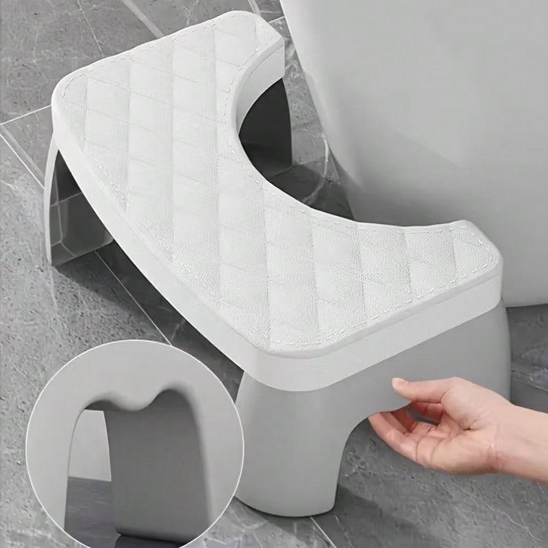 TAIMASI Portable Adult Toilet Footstool - Anti-Slip Waterproof Footstool With 35° Ergonomic Design, Durable Plastic Bathroom Aid Step Stool For Elderly & Mobility-Limited Users, Toilet Accessories, Userfriendly Design