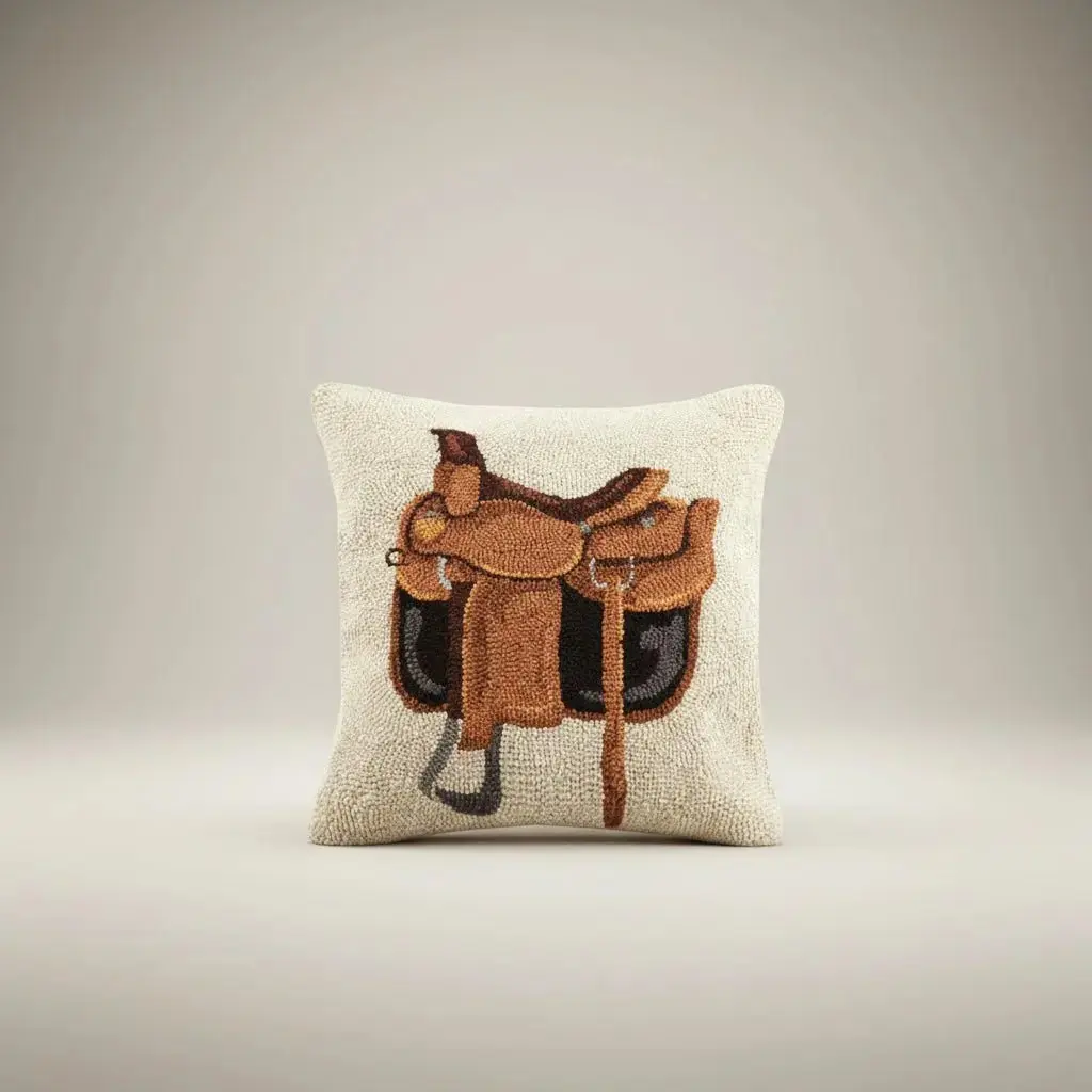 Saddle Hook Wool Pillow Saddle Hook Wool Pillow