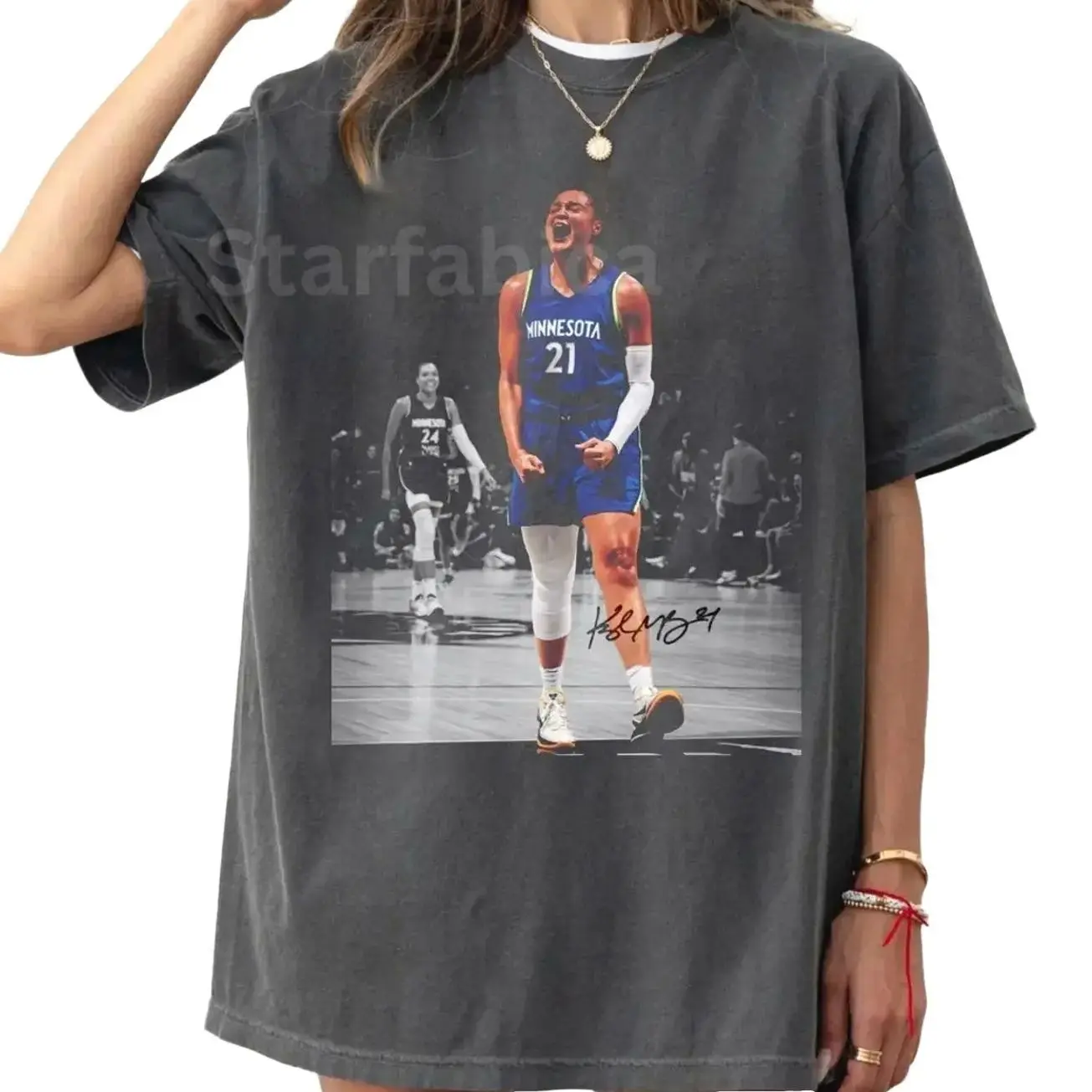 Vintage 90s Kayla Graphic Tee, Retro Basketball Women Game Day Shirt