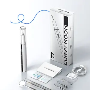 Plaque/tartar remover, teeth cleaning kit with LED light, 5 adjustable modes, ultrasonic scaler, rechargeable