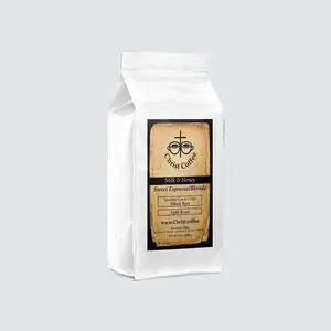 Milk & Honey Sweet Espresso/Blonde Coffee Blend - 100% Arabica Beans - Beverage