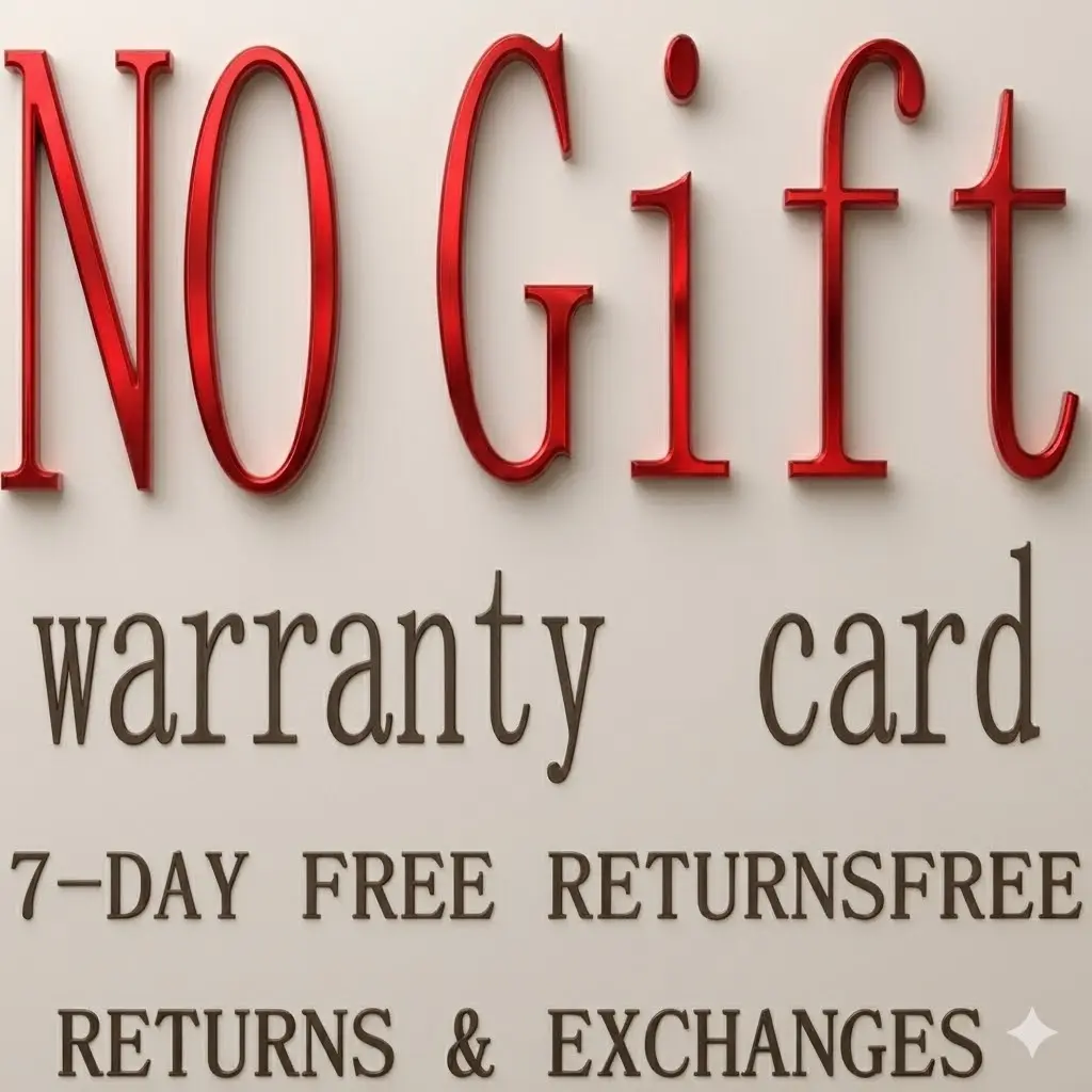 NO GIFT !!! WARRANTY CARD