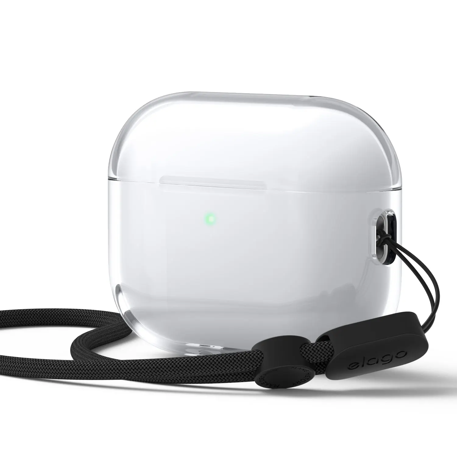 elago Clear Case Compatible with AirPods Pro 3, Lanyard Included