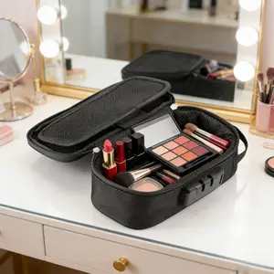 Smell Proof Bag with Locking Zipper Storage Multi Layer Seal Portable Pouch for Home Cabinets & Travel Use Essential Medicine Organizer Secure Belongings Style