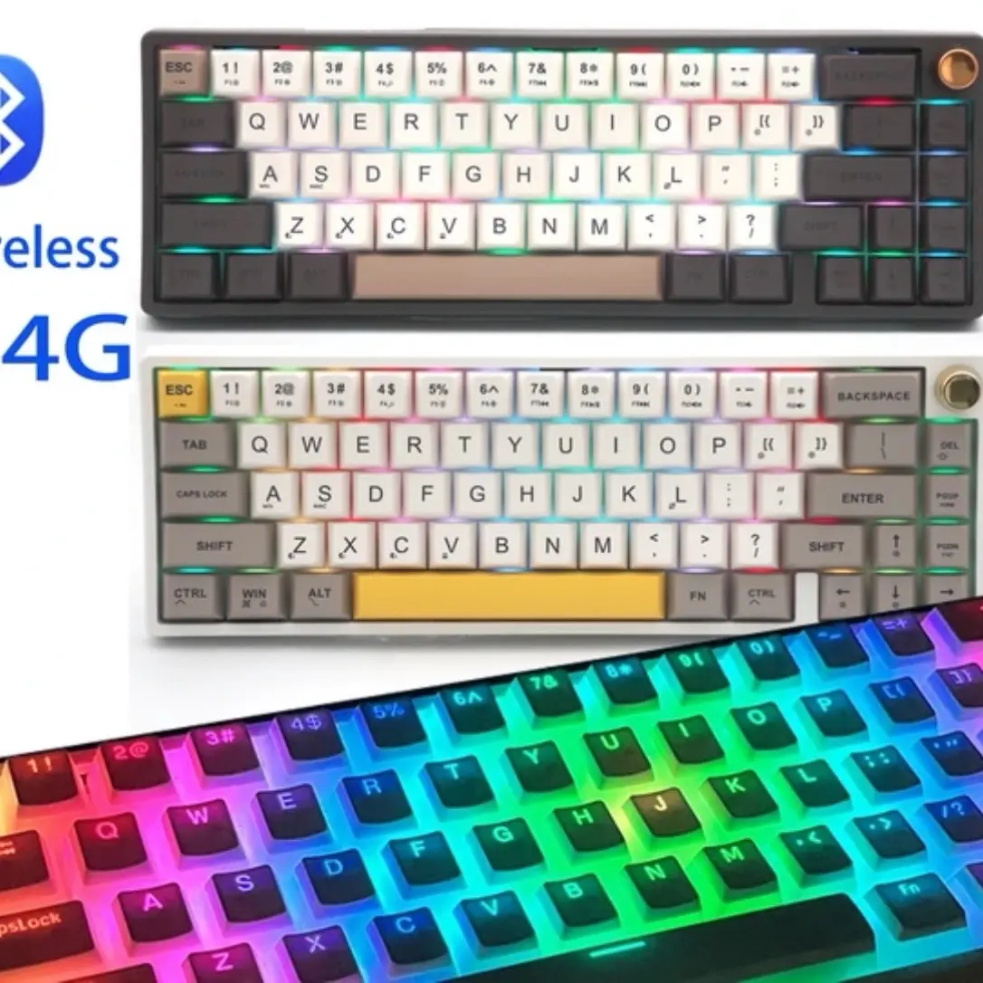 Wireless RGB Gaming Keyboard For Gaming Gamers