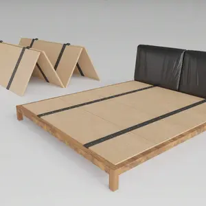Folding Bunkie Board Mattress Support Platform Anti-Sagging Easy Install