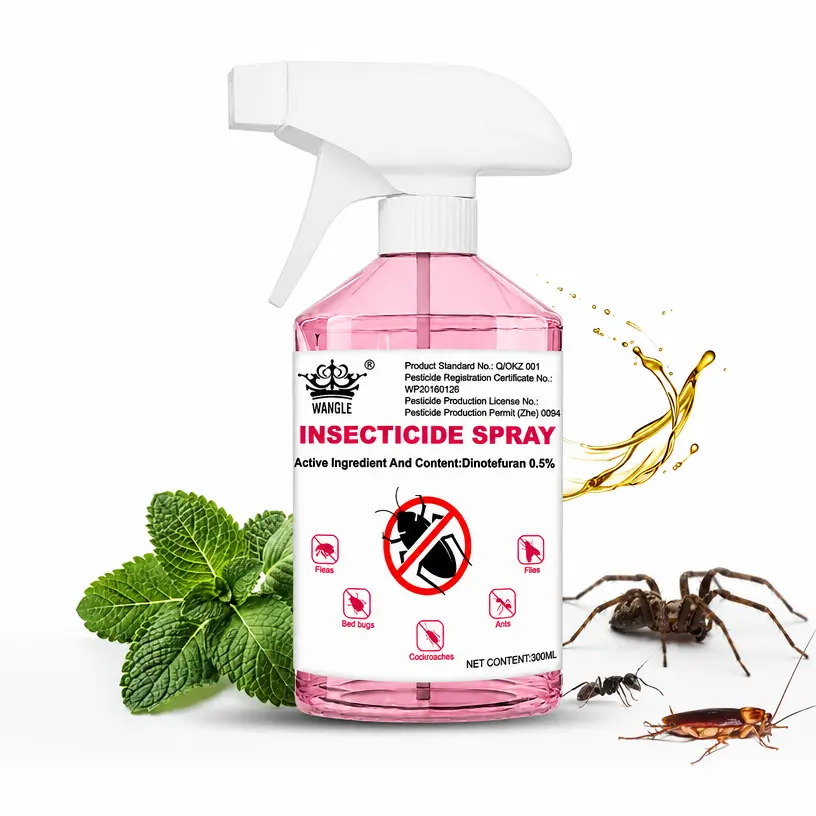 The third-generation insecticide spray - it cankill over 40 typesof household pests(cockroaches, ants, spiders, bed bugs).Whenused according to instructions, it is safe forboth petsand humans, and can be used bothindoors and outdoors.